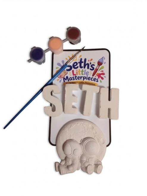 Handcrafted little people figurines - family and friends for kids to paint